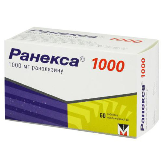 Ранекса 1000 таблетки 1000 мг №60